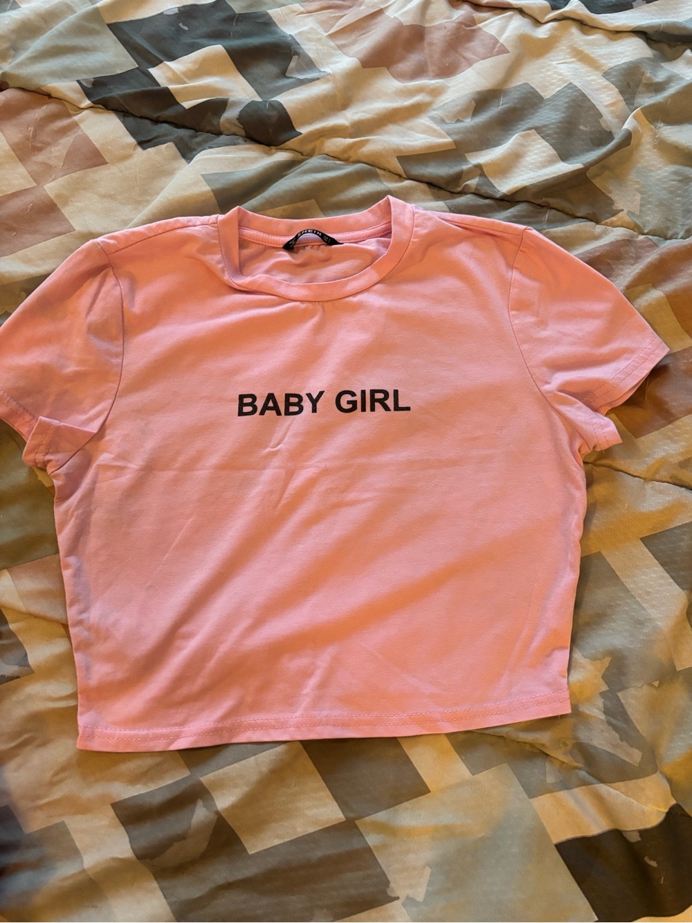 Shein Baby Girl Pink Baby Tee Large